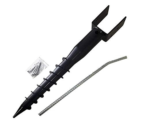4x4 Post Ground Screw Anchor No-Dig Heavy Duty Ground Screw Anchor