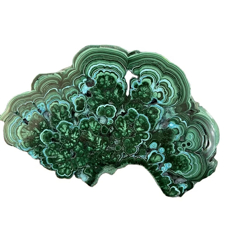 Wholesale Natural Malachite Crystal Slices Polished Chrysocolla Specimen For Decoration