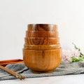 Wholesale Kids Wood Bowl Polishing Decorative Handmade Wood Bowls for Food