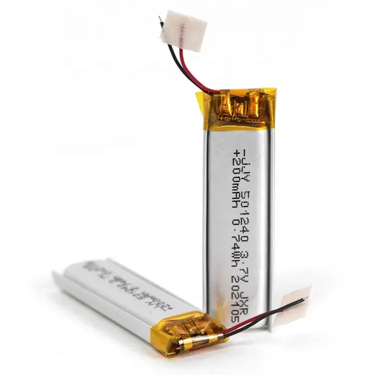 3.7v 200mah Pouch Lithium Polymer 501240 Battery LCO Cells Digital Camera Compatible