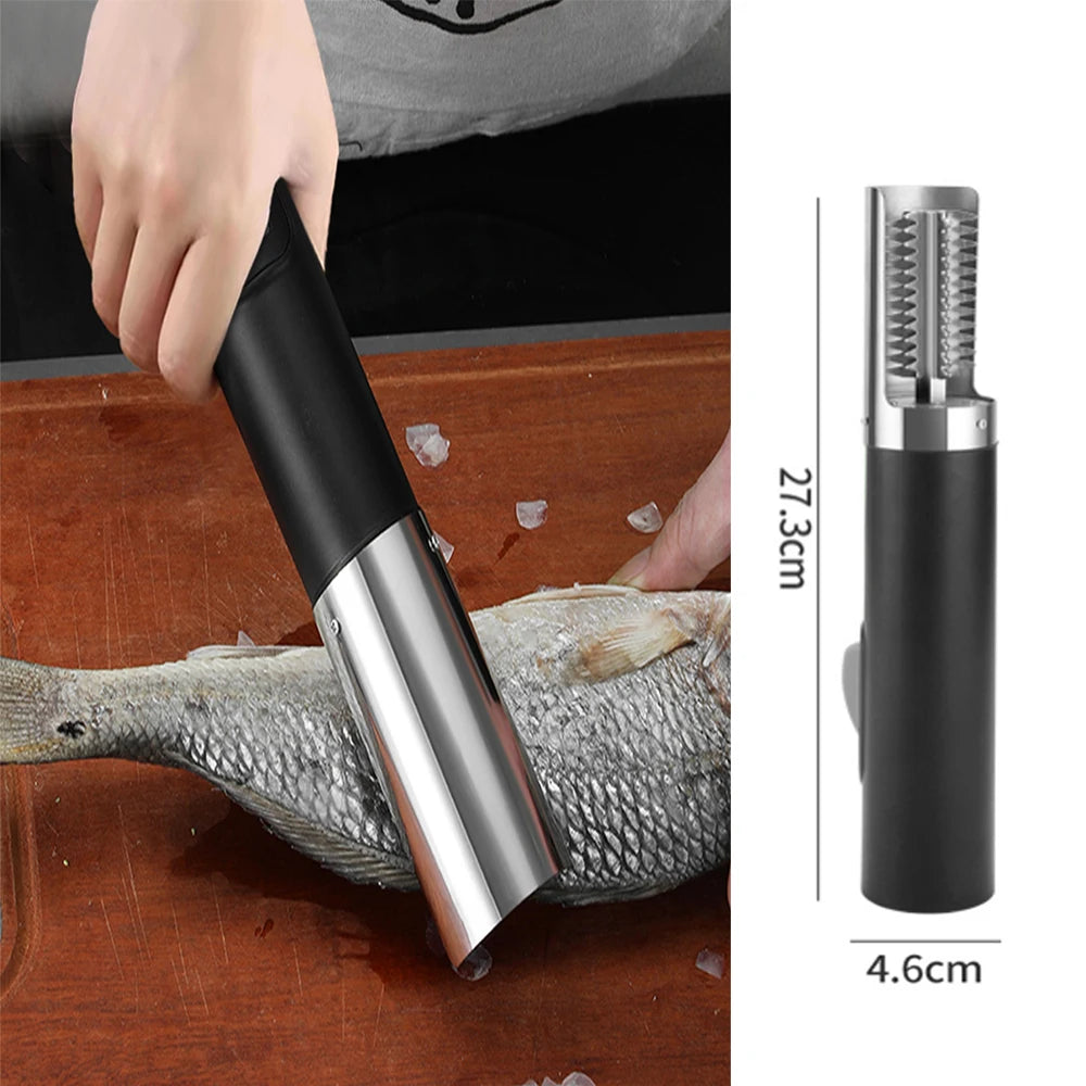 Electric Kitchen Fish Scale Remover Useful Convenient Fish Scaling Electric Fish Scale Remover Knife Kitchen Tools