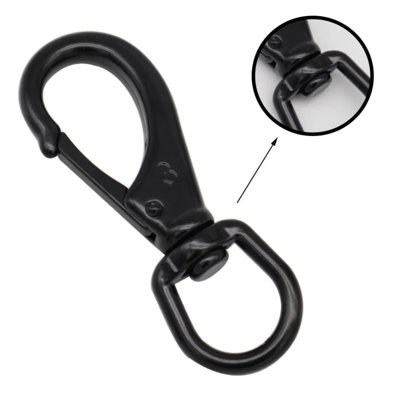 Metal Swivel Snap Hooks Stainless Steel 304/316 Swivel Carabiner Clip for Keychain