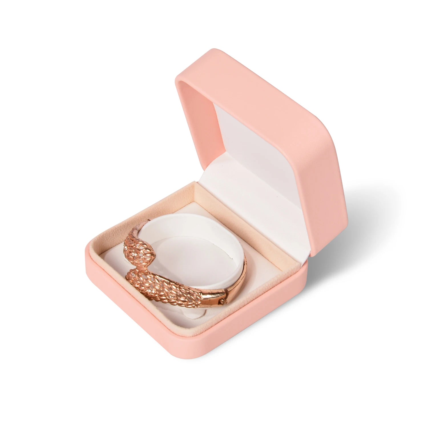 Wholesale Custom PU Leather Jewelry Boxes for Bracelet Necklace Ring Bangles with Personalized Logo for Convenient Storage
