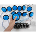 Custom Batak Style High-speed Reaction Training Push Led Button Interactive Lights Timing test Visual Reflex Speed Game