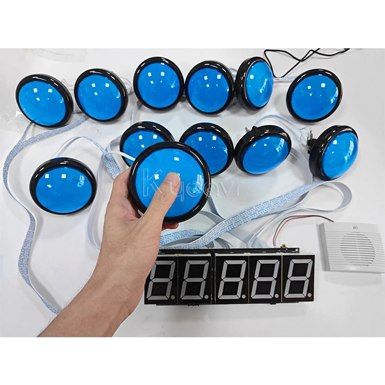 Custom Batak Style High-speed Reaction Training Push Led Button Interactive Lights Timing test Visual Reflex Speed Game