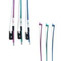 Handmade Unique Head Violin Accessories Colorful Carbon Viola Bow Violin Bows