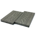 Eco-friendly Strand Woven 18mm Carbonized WPC Square Decking Flooring European Design for Garden Kitchen Hospital Outdoor Use