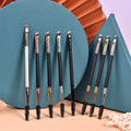 Private Label Double Sided Eyebrow Brush Cheap Nylon Hair Eyebrow Makeup Brushes Mascara Eyebrow Brush for Powder