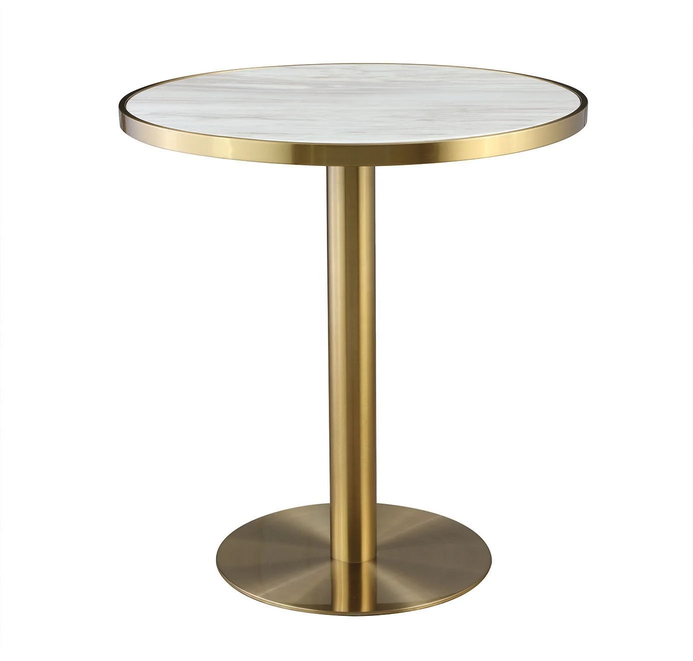 Modern Luxury Top Gold Side Table Marble Coffee Table