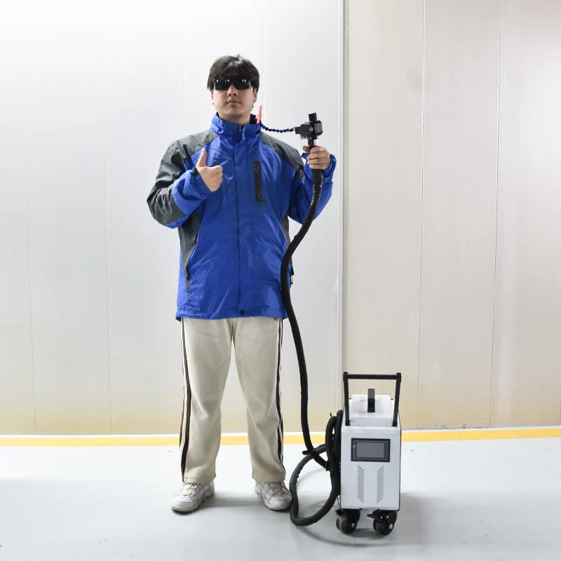 Pulse Mini Laser Cleaning Machine Rust Removal Set Portable Handheld Fiber Paint Removal Rust Removal