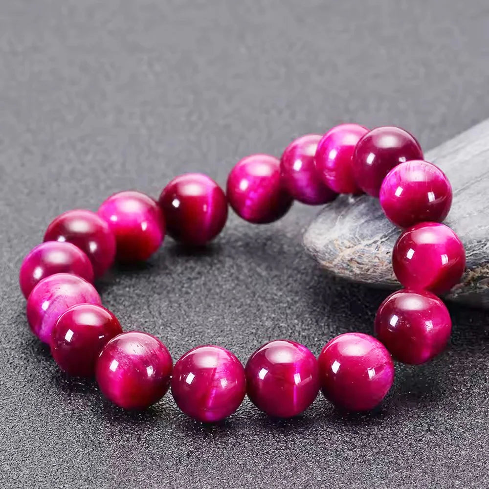 Handmade Emerald Natural Stone Jade Bracelet Colorful Beaded Customizable Trendy Style