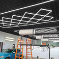 High Brightness Colorful Seamless Connection Led Square Shape Detailing Lights Garage Light
