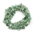 Natural Green Aventurine Chips Gravel Freeform Irregular Shaped Gemstone Loose Beads 33"