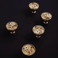 Hot Sale Original Mid-century Modern Style Gold Silver Solid Brass Cabinet Hardware Drawer Handles Furniture Knobs