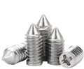 304 Stainless Steel Headless Cross Recessed Pointed End Set Screws