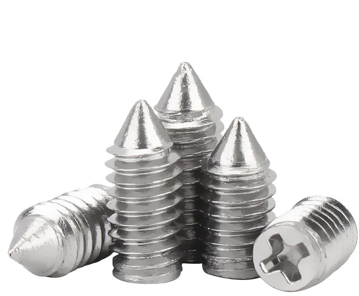 304 Stainless Steel Headless Cross Recessed Pointed End Set Screws