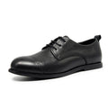 Best Selling 2025 Luxury Italian Lace-Up Walking Shoes Men Genuine Leather Office Oxfords Spring Autumn Winter Fashion Trend