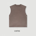 Heavy Weight 275g Vintage Washed  Old Retro Sleeveless Hip Hop New Arrival Casual t Shirt Custom Logo Tie Dye t Shirt