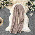 Elegant High-Waisted Wide-Leg Trousers for Women - 2025 Autumn-Winter Collection