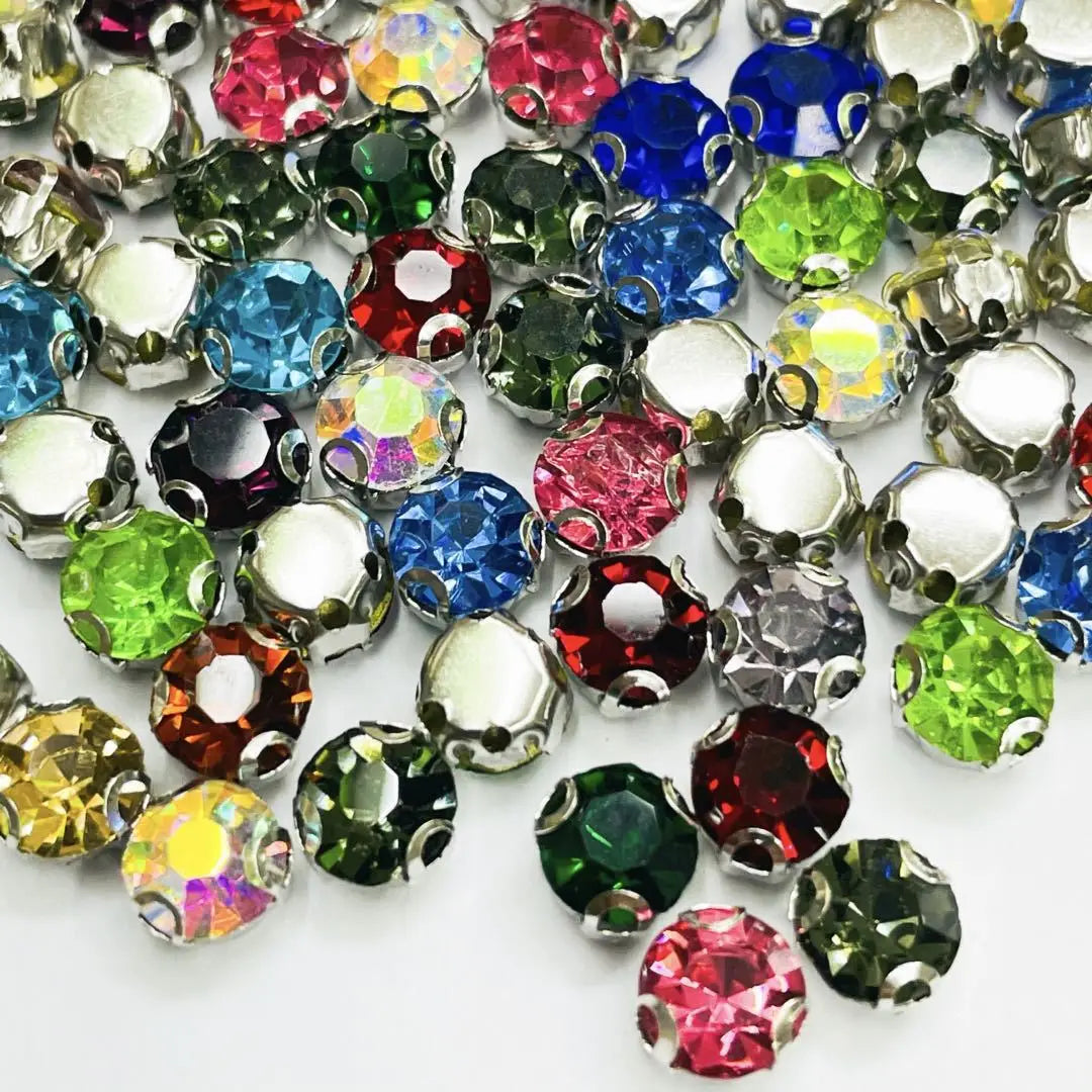 2025 Crystal  Crystal Glass Stones for Clothes Wholesale Bulk Silver/gold Plating Brass Claw Setting Sew on Rhinestone Crystals