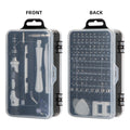 115pc Precision Customizable OEM Phone Repair Tool Bit Screwdriver Set Industrial and DIY Grade with Chrome Finish