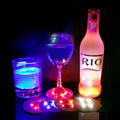 Light up Bottle Sticker Champagne Bottle Base LED Coaster for Party