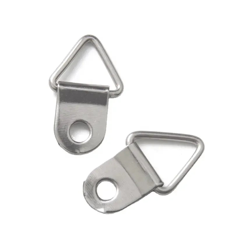 TS-K036 Small Triangle Ring Picture Hangers with Screws Picture Frames Hardware Picture Hang Solutions for Hanging Paintings