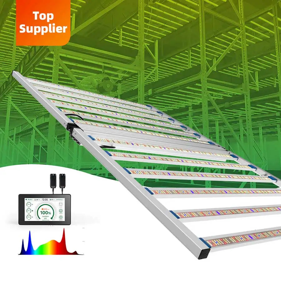 Customized Available Horticulture Tunable 860w 5x5  Dimming Mix 660Nm Red Uv Ir Led Grow Lamp Light Board Bar