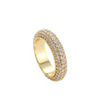 R061  Men and Women Fashion Rings Hip Hop Jewelry Brass CZ Gift