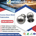 Oulang Custom Iron Bed Hardware Accessories Retro European Stamped Column Head Ball & Pipe Cover Caps