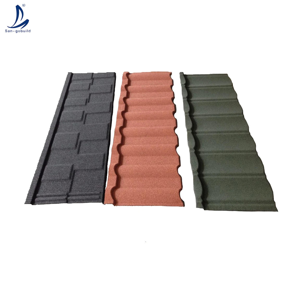Milano Tile Stones Coated Metal Roof Tiles of Zinc Aluminum Roofing Sheets in Ghana Eurotiles