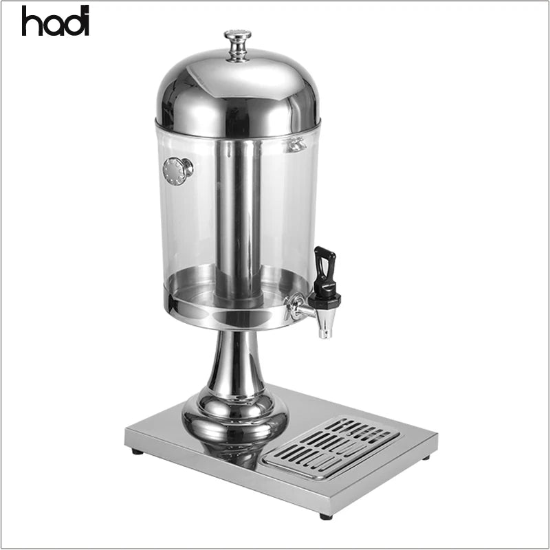 Wholesale Commercial Single Tank 8L Stainless Steel Outdoor Lemonade Juice Dispenser Tabletop Beverages Dispenser Catering