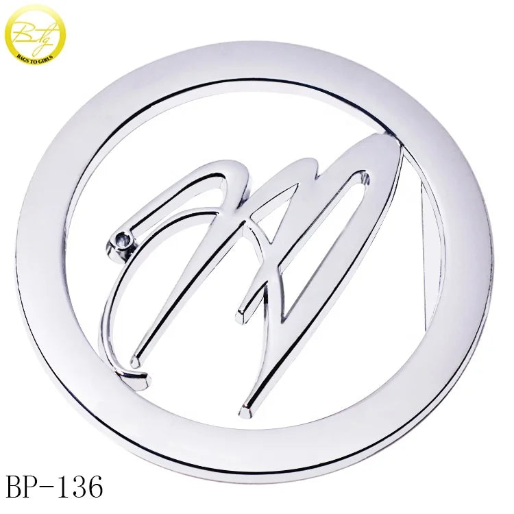 Manufacturer Made Belt Hardware Brand Hollow Letter Buckle Round Shape Waist Buckle Adjuster Wholesale