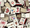 American Mahjong Set Bespoke Lucky Charms - Bright White Foldable 160-Piece Acrylic Eco-Friendly Portable Mahjong Tiles MegaBDM