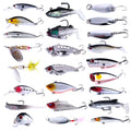 Wholesale Set103 Combo 24pcs/bag Mixed Baits Kit Crankbait Spoon Minnow Popper Pencil VIB Soft Fishing Lures Set