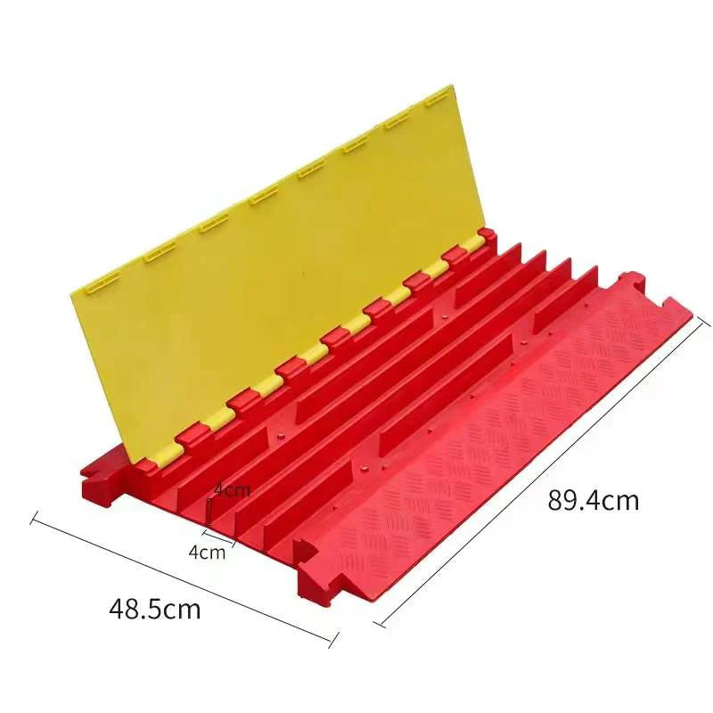 5-Channel Heavy Duty Cable Protector Plastic Rubber Car Ramps Speed Bumps Product Category