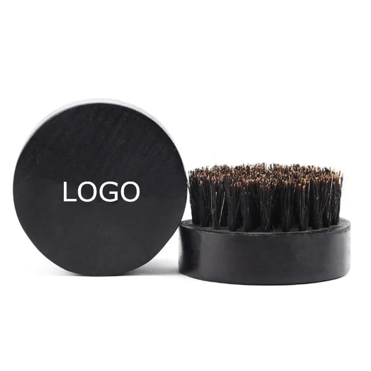 Private Logo Black Boar Bristle Cleaning Brush with Custom LOGO