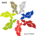 Newly Designed Multi-color Embroidered Flower Patch Lace Applique Dance Dress Accessories Patch Fabric