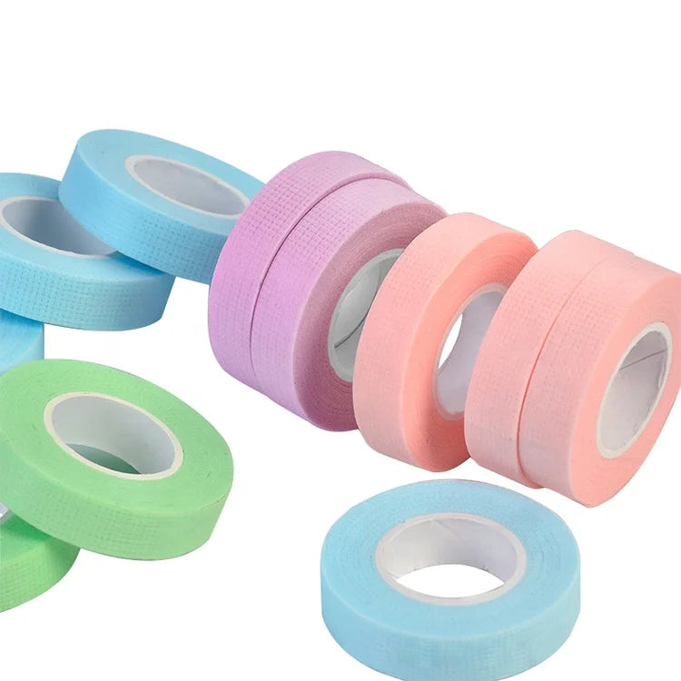 2025 New Lash Extension Tape Eyelash Extension Micropore Colored Lash Pink Fabric Adhesive Tape