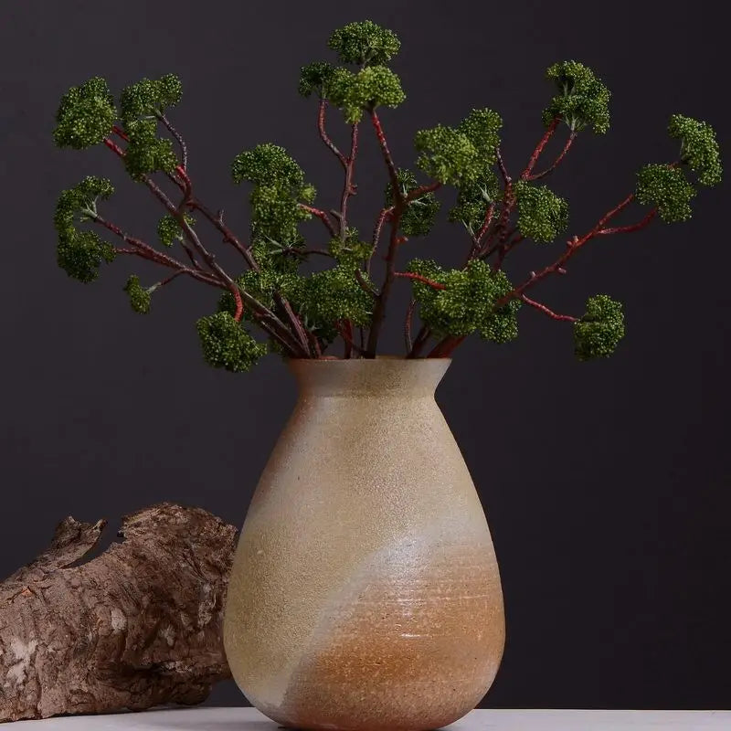 Qq334 New Design Artificial Dark Green Small Hydrangea Artificial Wedding Silk Flower Home Wedding Decoration Hydrangea