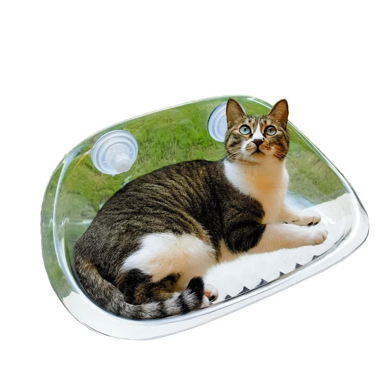 Transparent Cat Window Hammock Strong Suction Cup Cat Window Perch Durable Cat Window Perch