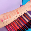Private Label Waterproof Red Lipgloss OEM Logo Shimmer Colors Glitter Gloss Lipstick Birthday Party