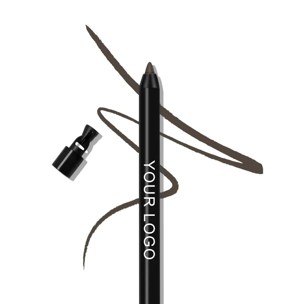 Custom Logo Makeup Rotating Waterproof Cream Eye Liner Gel Pencil Private Label Retractable Matte Gel Eyeliner
