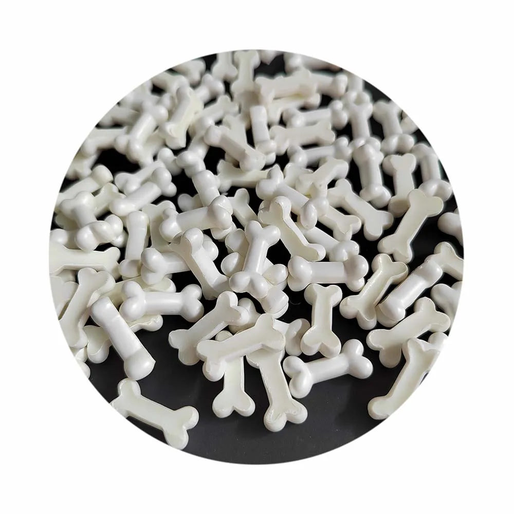 Resin Dog Bone Flatback Cabochon for Phone Decoration Craft DIY Embellishments Scrapbooking Accessories