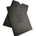 Luxury Black Matte Envelope logo Gloss A5 Gift Card Envelope Cutting Die