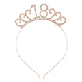 Wholesale Cheap 18th Birthday Party Crown Tiara Rhinestone Hair Accessories Hairband for Adults and Kids Made of Alloy