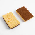 100% Natural  Friendly Non-scratch Wood Pulp Sponge Biodegradable Compostable Dish Cleaning Sisal Scrubber Sponges for Kitchen