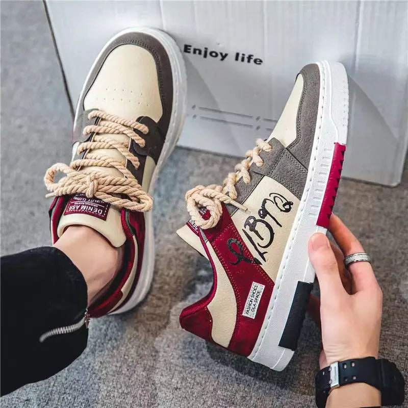 Men's Shoes Autumn 2026 New Student Trend Versatile Sports Shoes Summer Niche Design Casual Board Shoes