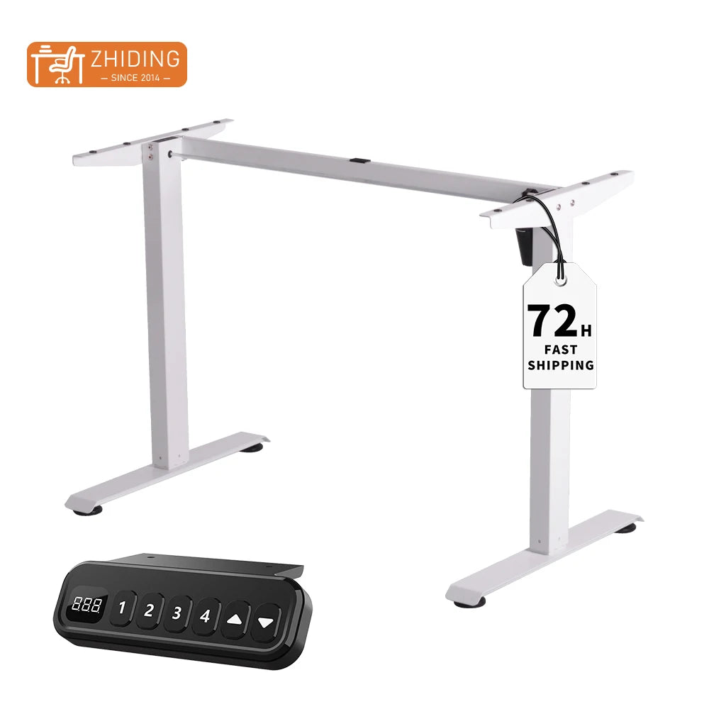 Lifting Motorized Metal Adjustable Desk Frame Height Stand up Ergonomic Electric Lift Desk Legs Standing Desk
