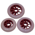 Professional Racing Wheels Double Hardness High Elastic PU Wheel Speed Skates Wheel Pink PU Skating Wheels 90MM/100MM/110MM